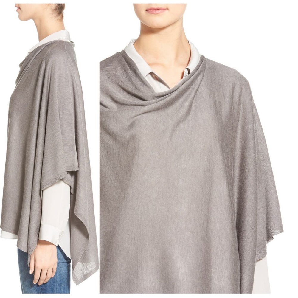 Eileen Fisher poncho wrap